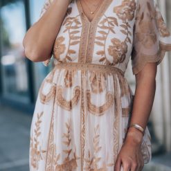 Southern Alternative Clothing Florence Embroidered Maxi Dress 3 Southern Alternative Clothing Florence Embroidered Maxi Dress