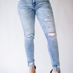 Southern Alternative Baylee Cuff High Rise Jeans 16 Southern Alternative Baylee Cuff High Rise Jeans