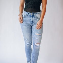 Southern Alternative Baylee Cuff High Rise Jeans 14 Southern Alternative Baylee Cuff High Rise Jeans