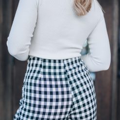 Southern Alternative Clothing Penelope Plaid Wrap Shorts 3 Southern Alternative Clothing Penelope Plaid Wrap Shorts