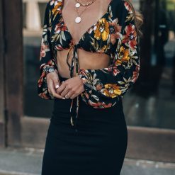 Southern Alternative Heidi Floral Crop Top