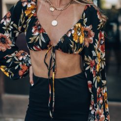 Southern Alternative Heidi Floral Crop Top 2 Southern Alternative Heidi Floral Crop Top