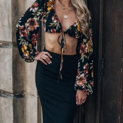 Southern Alternative Heidi Floral Crop Top 4 Southern Alternative Heidi Floral Crop Top