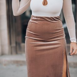 Southern Alternative Bad Attitude Velvet Midi Skirt 4 Southern Alternative Bad Attitude Velvet Midi Skirt