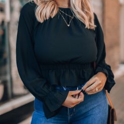 Southern Alternative Lasting Impression Open Back Blouse