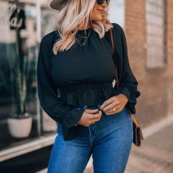 Southern Alternative Lasting Impression Open Back Blouse