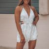 Southern Alternative Tampico Open Back Romper