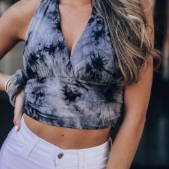 Southern Alternative Blouses + Tops Summer Daze Halter Top (Black)