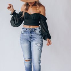 Southern Alternative Destination Distressed Hi Rise Jeans 2 Southern Alternative Destination Distressed Hi Rise Jeans