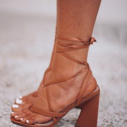 Southern Alternative Natalia Strappy Heel (Tan)