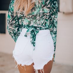 Southern Alternative Clothing Oceanside Front Wrap Top