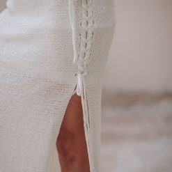 Southern Alternative Anastasia Knit Skirt Set (Cream)