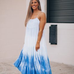 Southern Alternative Indy Tie Dye Midi Dress Clothing