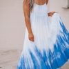 Southern Alternative Indy Tie Dye Midi Dress Clothing