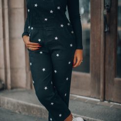 Southern Alternative Clothing Not Over You Star Overalls