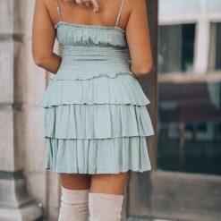 Southern Alternative Rising Sun Smocked Mini Dress