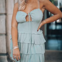 Southern Alternative Rising Sun Smocked Mini Dress