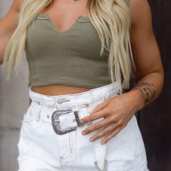 Southern Alternative Clothing Lounge Tank Top (Moss)