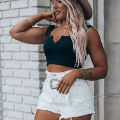 Southern Alternative Lounge Crop Top (Black)