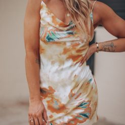 Southern Alternative Clothing Bermuda Cowl Neck Mini Dress