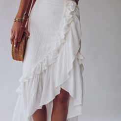 Southern Alternative Rue Ruffled Midi Skirt Skirts 2 Southern Alternative Rue Ruffled Midi Skirt Skirts