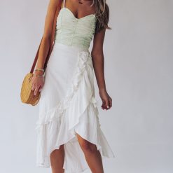 Southern Alternative Rue Ruffled Midi Skirt Skirts 4 Southern Alternative Rue Ruffled Midi Skirt Skirts