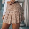 Southern Alternative Clothing Sending You Love Smocked Mini Skirt