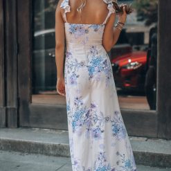 Southern Alternative Eden Floral Romper Dress (Purple) 5 Southern Alternative Eden Floral Romper Dress (Purple)