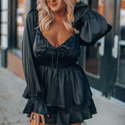 Southern Alternative Clothing Elaine Tiered Long Sleeve Romper 2 Southern Alternative Clothing Elaine Tiered Long Sleeve Romper