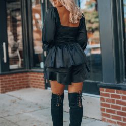 Southern Alternative Clothing Elaine Tiered Long Sleeve Romper 4 Southern Alternative Clothing Elaine Tiered Long Sleeve Romper