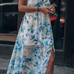 Southern Alternative Slumber Floral Maxi Dress
