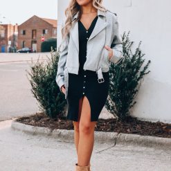 Southern Alternative Jackets Meet Up Biker Jacket (Heather Grey)