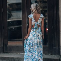 Southern Alternative Slumber Floral Maxi Dress
