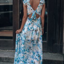 Southern Alternative Slumber Floral Maxi Dress