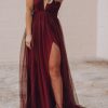 Southern Alternative Love Spell Gown (Wine) Clothing