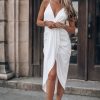 Southern Alternative Dresses Grecian Ruched Dress (Ivory)
