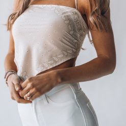 Southern Alternative Desert Palm Scarf Top