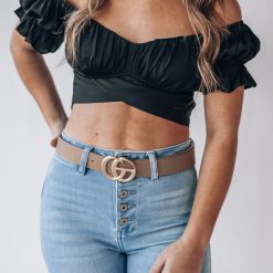 Southern Alternative Havana Satin Crop Top (Black) Crop Tops 2 Southern Alternative Havana Satin Crop Top (Black) Crop Tops