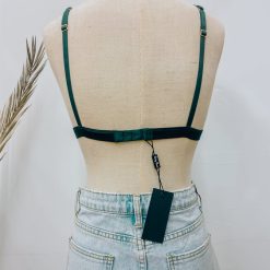 Southern Alternative Clothing Alessia Strappy Bralette (Hunter Green)