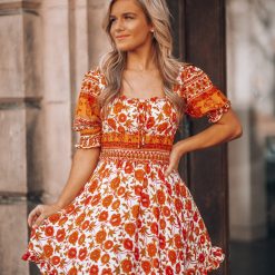Southern Alternative Dresses In A Field Of Flowers Mini Dress
