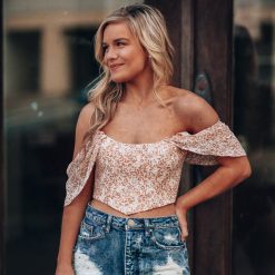 Southern Alternative Ariana Floral Corset Top (Nude) 2 Southern Alternative Ariana Floral Corset Top (Nude)