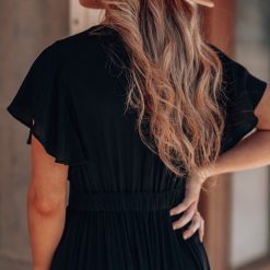 Southern Alternative Skylar Embroidered Maxi Dress (Black) 16 Southern Alternative Skylar Embroidered Maxi Dress (Black)