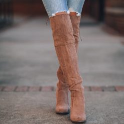 Southern Alternative Clothing Shelly OTK Boots (Taupe)