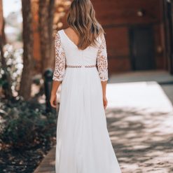 Southern Alternative In Your Arms Lace Gown (White) Dresses