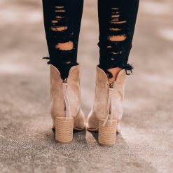 Southern Alternative Juliette Booties (Taupe)