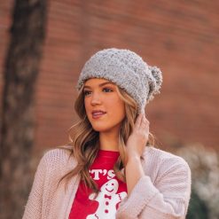Southern Alternative Snowed In Pom Beanie (Grey) Accessories