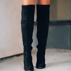 Southern Alternative Shelly OTK Boots (Black) - FINAL SALE