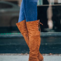 Southern Alternative Shelly OTK Boots (Tan)