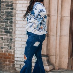 Southern Alternative Leilani Floral Blouse (Curvy) Blouses + Tops