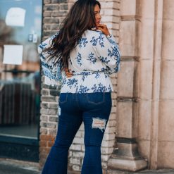 Southern Alternative Leilani Floral Blouse (Curvy) Blouses + Tops
